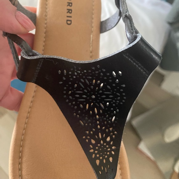 Torrid sandals size 7.5. Worn 1 time. - Picture 3 of 6